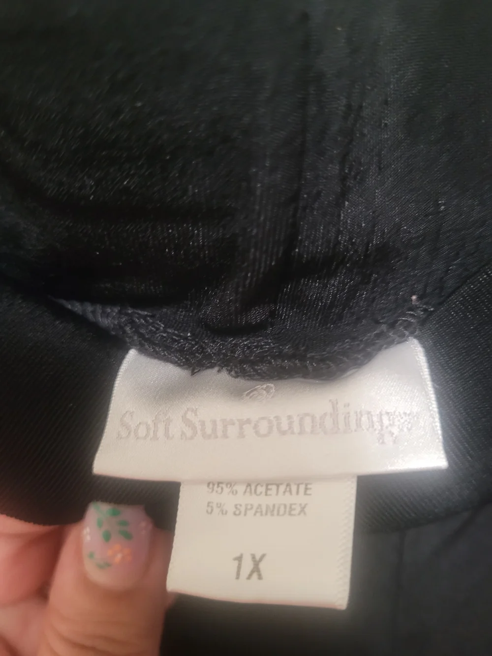 Soft Surroundings Black Wide-Leg Palazzo Pants - Picture 5 of 5